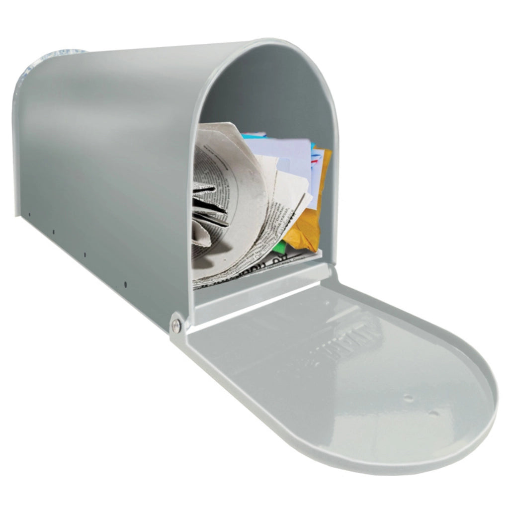 ALUBOX Cassetta Posta Americana 22X17X48 Cm Cassetta Postale In Lamiera Zincata Cassetta Postale Da Esterno Formato Rivista Con Bandierina COLORE: VERDE