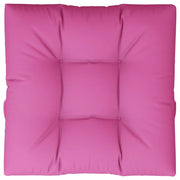 Cuscino per pallet | Cuscini per sedie Rosa 70x70x12 cm in Tessuto