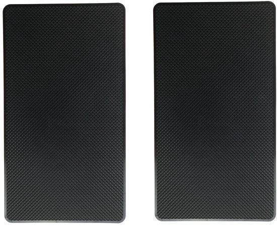 Materassini antislittamento per cruscotto, 2-pack, nero, per telefoni cellulari, occhiali da sole e chiavi (27 * 15 cm)