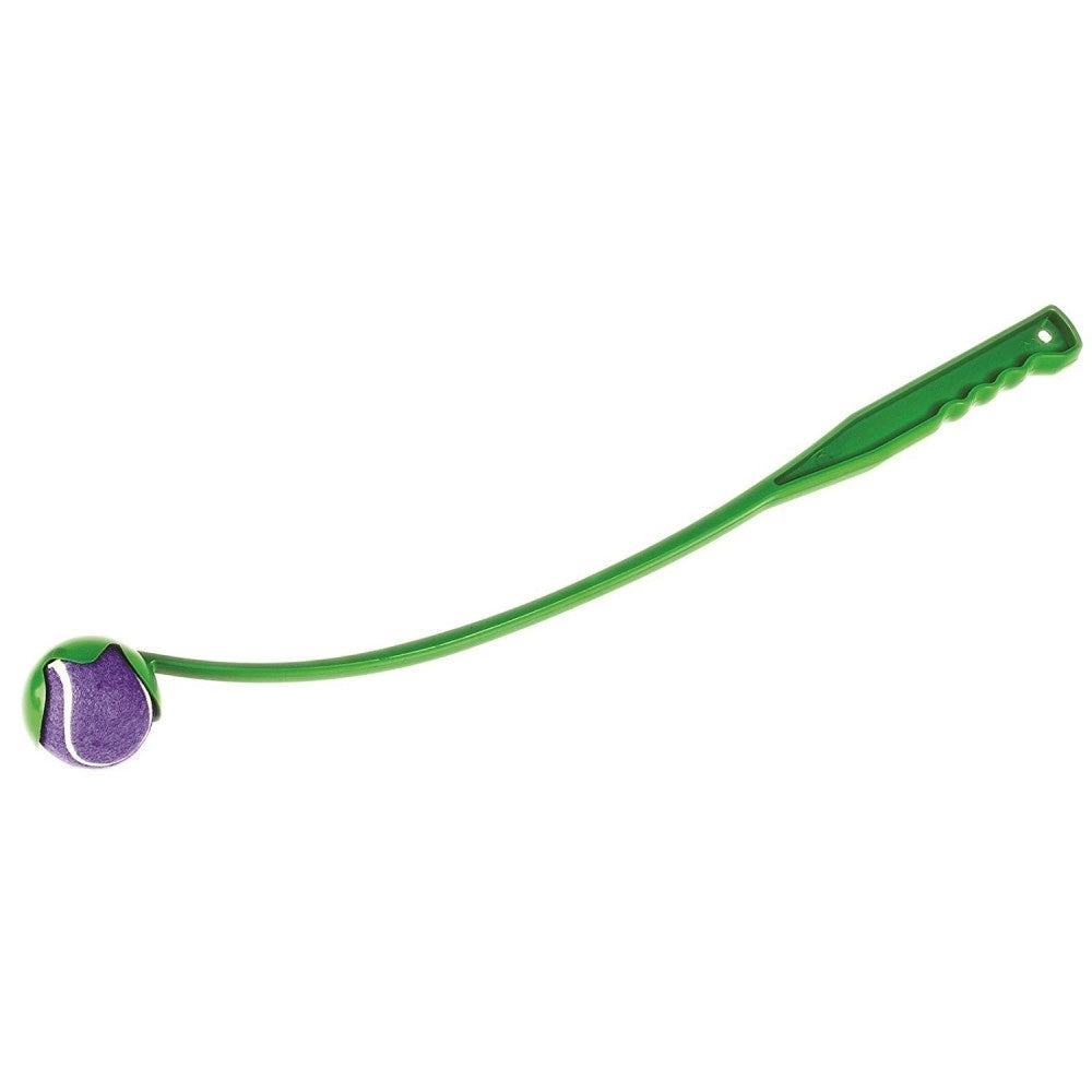 Trade Shop - Lancia Pallina Da Tennis Cane Gioco Braccio Lanciatore Palla Parco Gatto Cani -