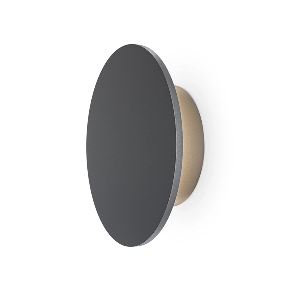 Lampada Da Parete Moderna Da Esterno Metallo Grafite Luce Led 7W Ip65