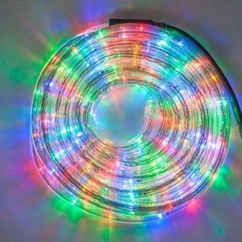 Tubo Luminoso 20 metri LED Natalizio Multicolore con Controller per Giochi Luce