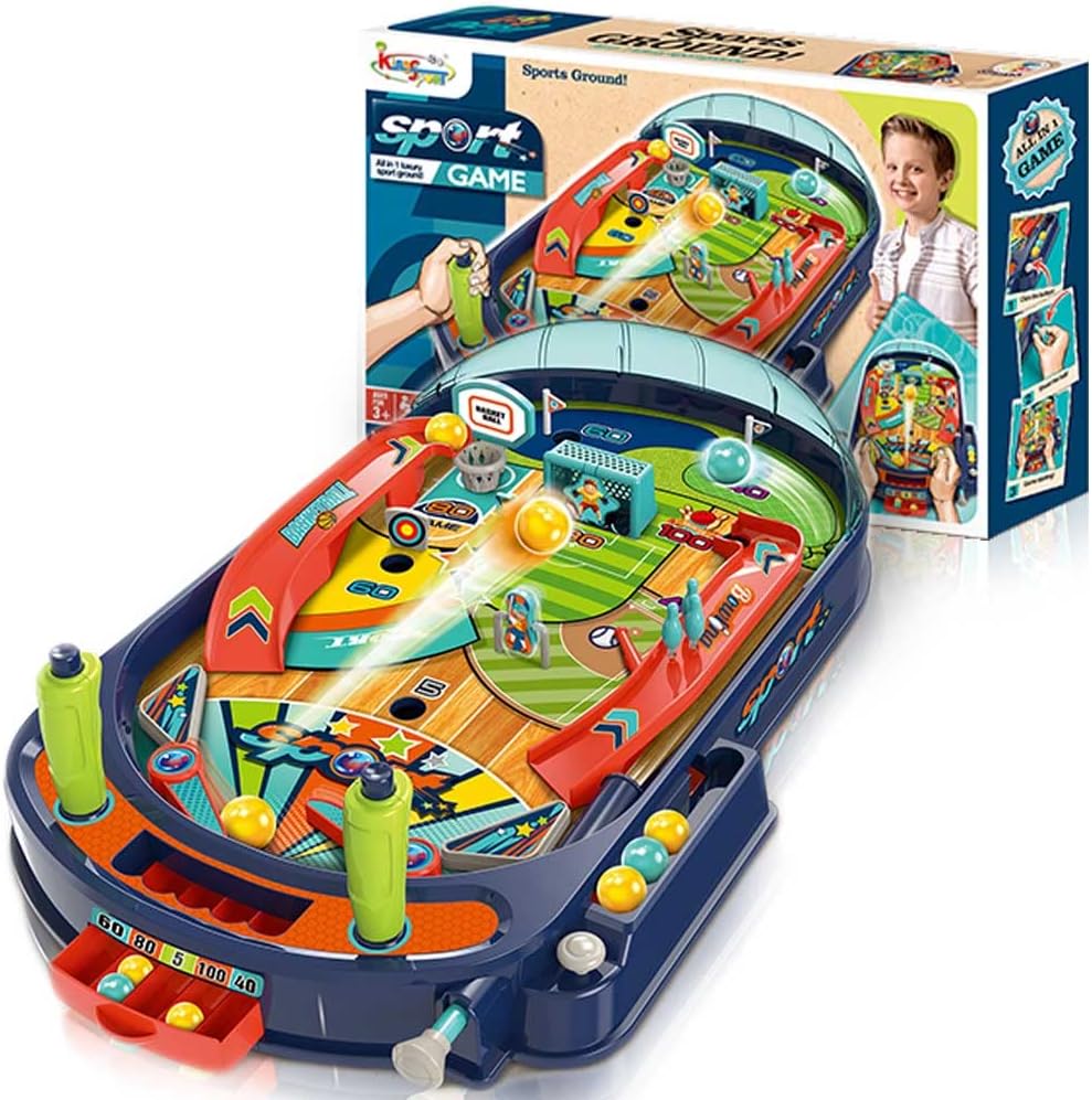 Flipper Pinball Gioco Arcade Classico per Bambini Giocattolo Idea Regalo Retrò