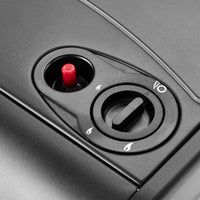 Stufa a Gas Portatile 2in1 in Metallo Nero Termostufa Infrarossi 3 elementi GH09