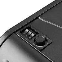 Stufa a Gas Portatile 2in1 in Metallo Nero Termostufa Infrarossi 3 elementi GH09