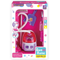 Set Aspirapolvere Giocattolo con Scopa e Accessori Giochi Emulazione Idea Regalo