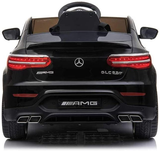 Macchina Elettrica per Bambini 12V con Licenza Mercedes GLC 63S Coupè Bordeaux Metallizzato