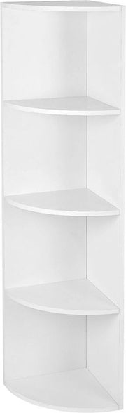 Pannello di sostegno con 4 pannelli - Pannello galleggiante - Pannello di sostegno per parete - Pannello in legno - Pannello industriale - Pannello di archiviazione - Piastra di appoggio - Bianco - 30 x 129,5 x 30 cm (L x A x P)