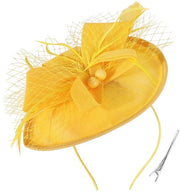 Fascinator per donne - Eleganti fiori - Cappello da carnevale - Cappello da sposa - Cappello a cipolla - Perfetto per feste