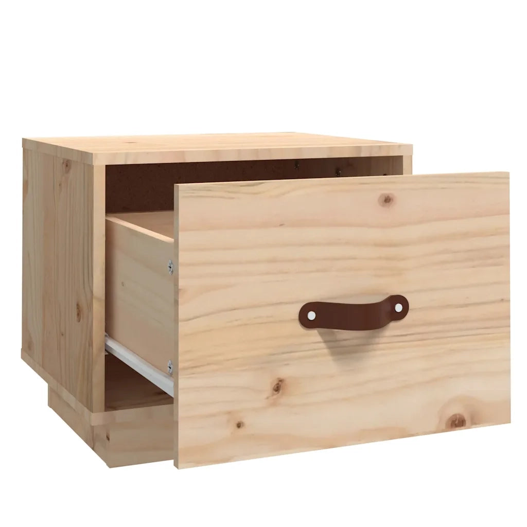 Comodino 40x34x35 cm in Legno Massello di Pino 818285