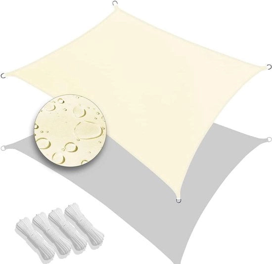 Tendal Quadrato - impermeabile e protezione UV - 1 pezzo - beige - 3x2m