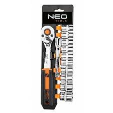 Topex 10-020 chiavi buss.esagona nale con cricchetto 3/8 set 12