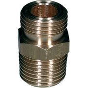 RACCORDO A NIPPLE IN OTTONE CON FILETTATURA DX/SX- 1/4M. x 20/11/4- NOVAC- pezzi 1