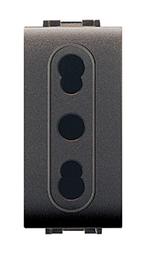 life art.4045 presa bivalente nero cod:ferx.41664