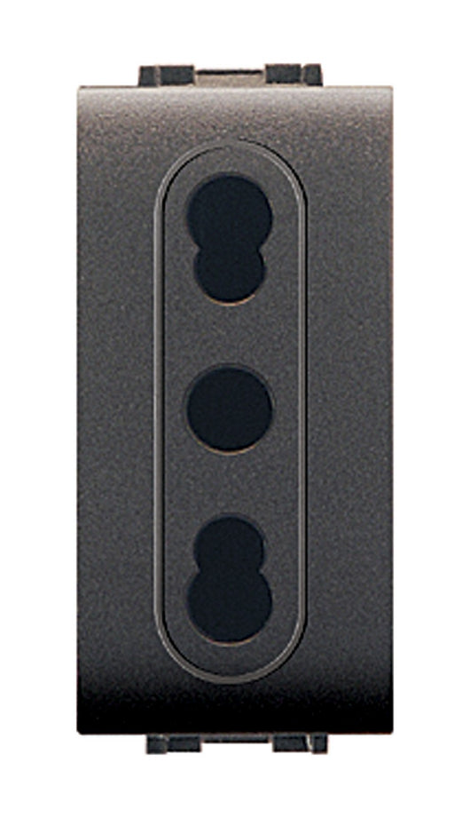 life art.4045 presa bivalente nero cod:ferx.41664