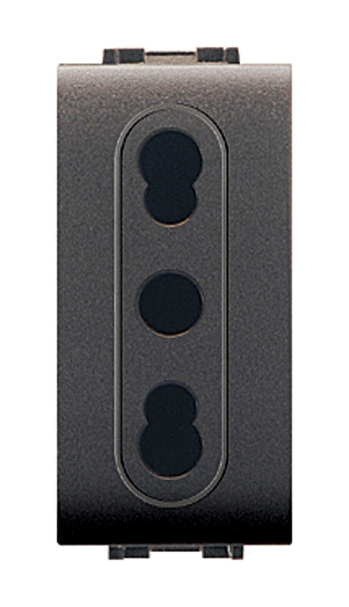 life art.4045 presa bivalente nero cod:ferx.41664