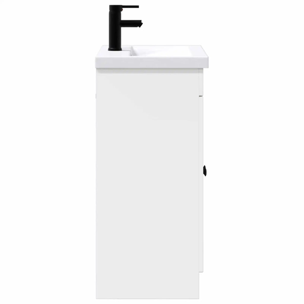Set di mobili per il bagno Bianco Lucido 78,5 x 37,5 x 81 cm 3404178