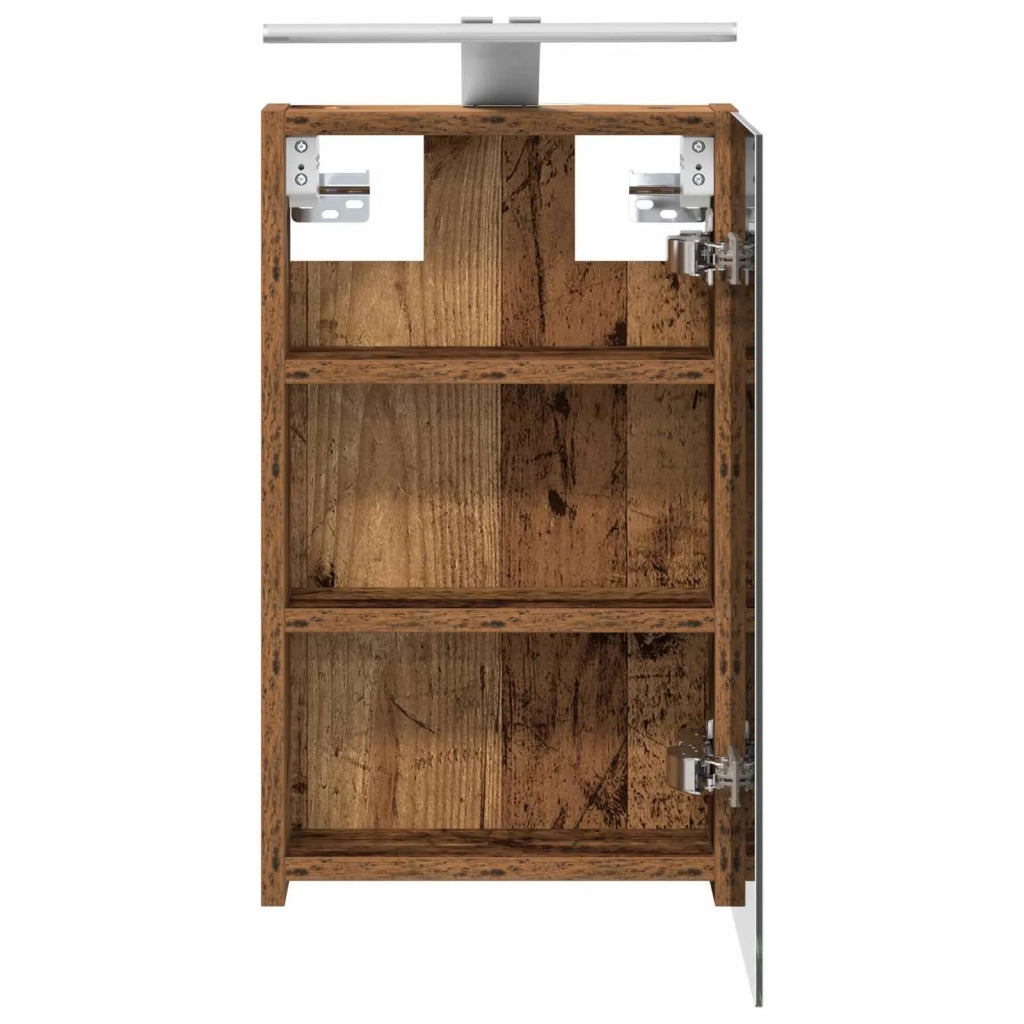 Mobiletto per specchio da bagno Legno vecchio 30 x 10,5 x 50 cm