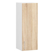Mobile da cucina pensile sistema AKORD LIMA Bianco 30 cm 1 anta inserto frontale Sonoma Quercia 30x30,5x72 cm