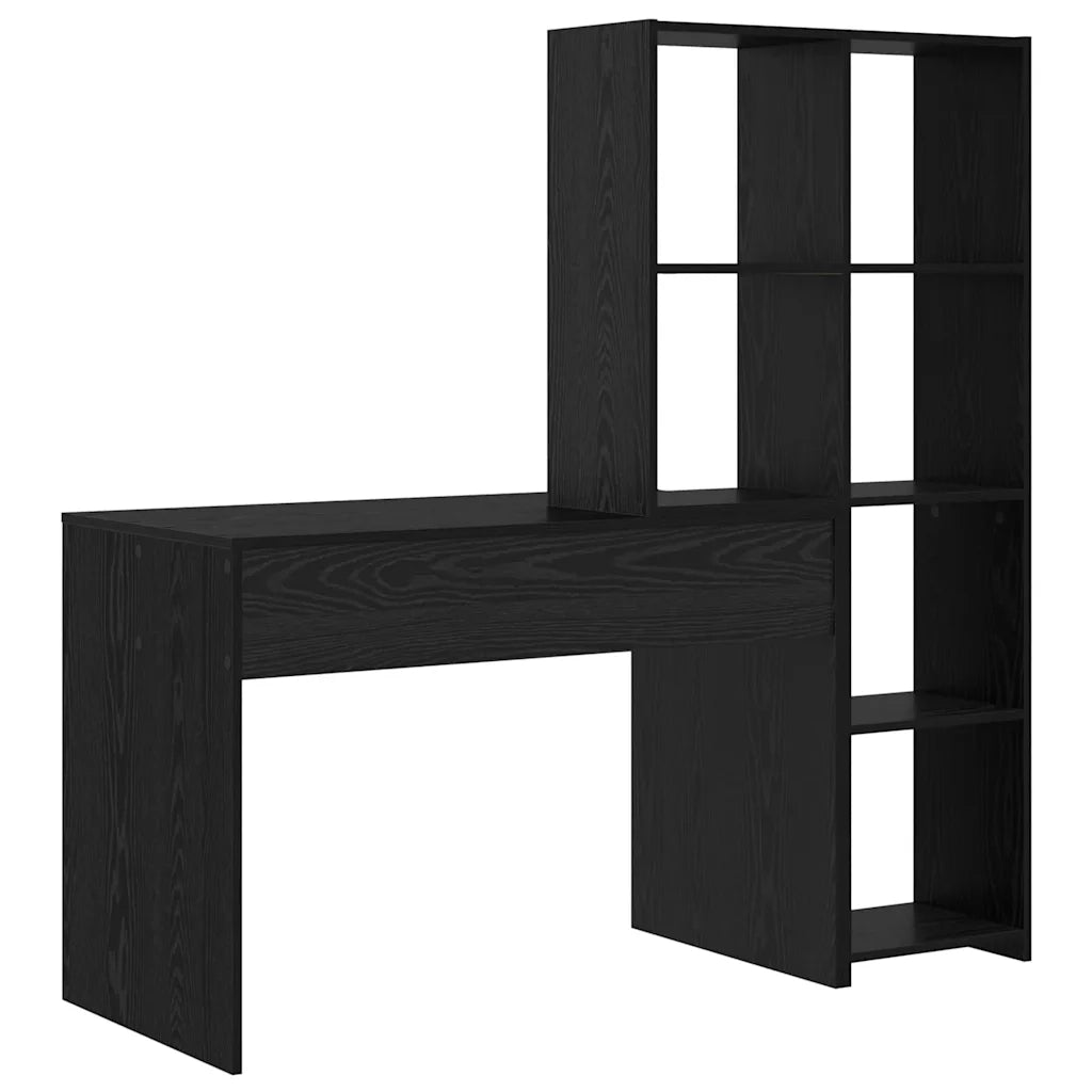 Scrivania Rovere Nero 138,5 x 55 x 143 cm Legno multistrato 3337250