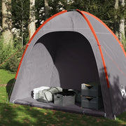 Tenda Portaoggetti-Tenda deposito da esterno Grigio e Arancione Impermeabile 207948