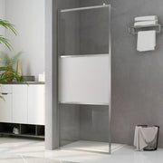 Parete per Doccia Walk-in Vetro Semi Smerigliato ESG 90x195 cm 146641