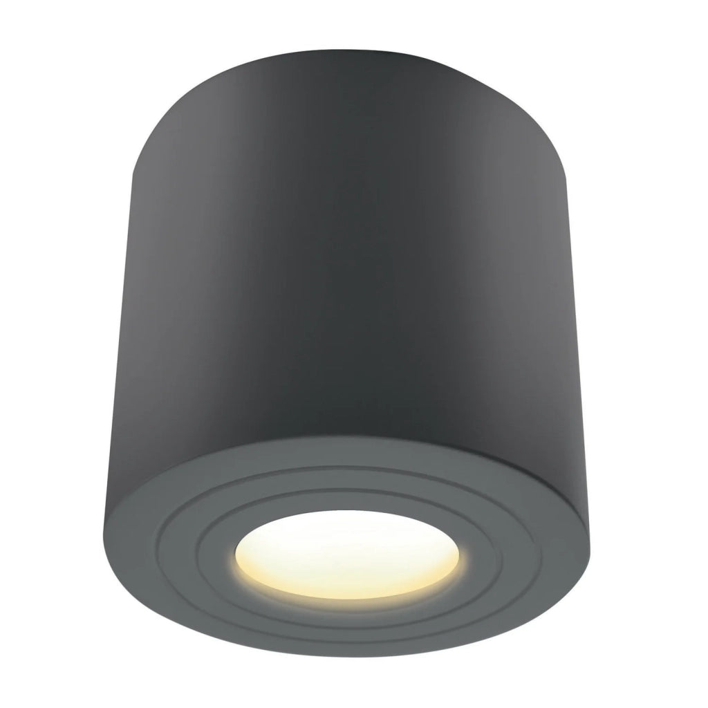 Plafoniera led a soffitto colore antracite mod. Malaga