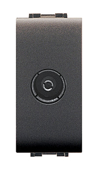 life art.4048/1 presa coassiale tv diretta nera cod:ferx.41698