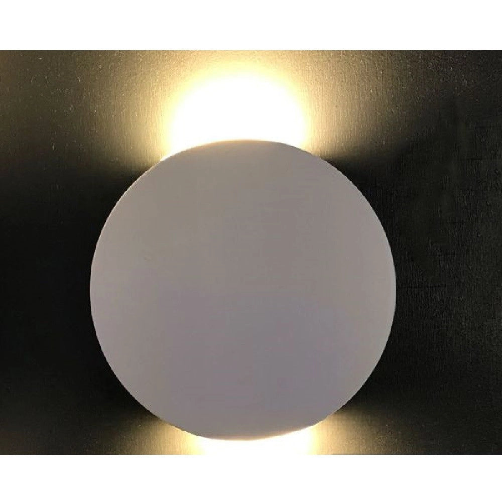Trade Shop - Applique Slim Tonda Con Biemissione Luminosa 6w Luce 6500k 4000k 3000k Xc-9045 -