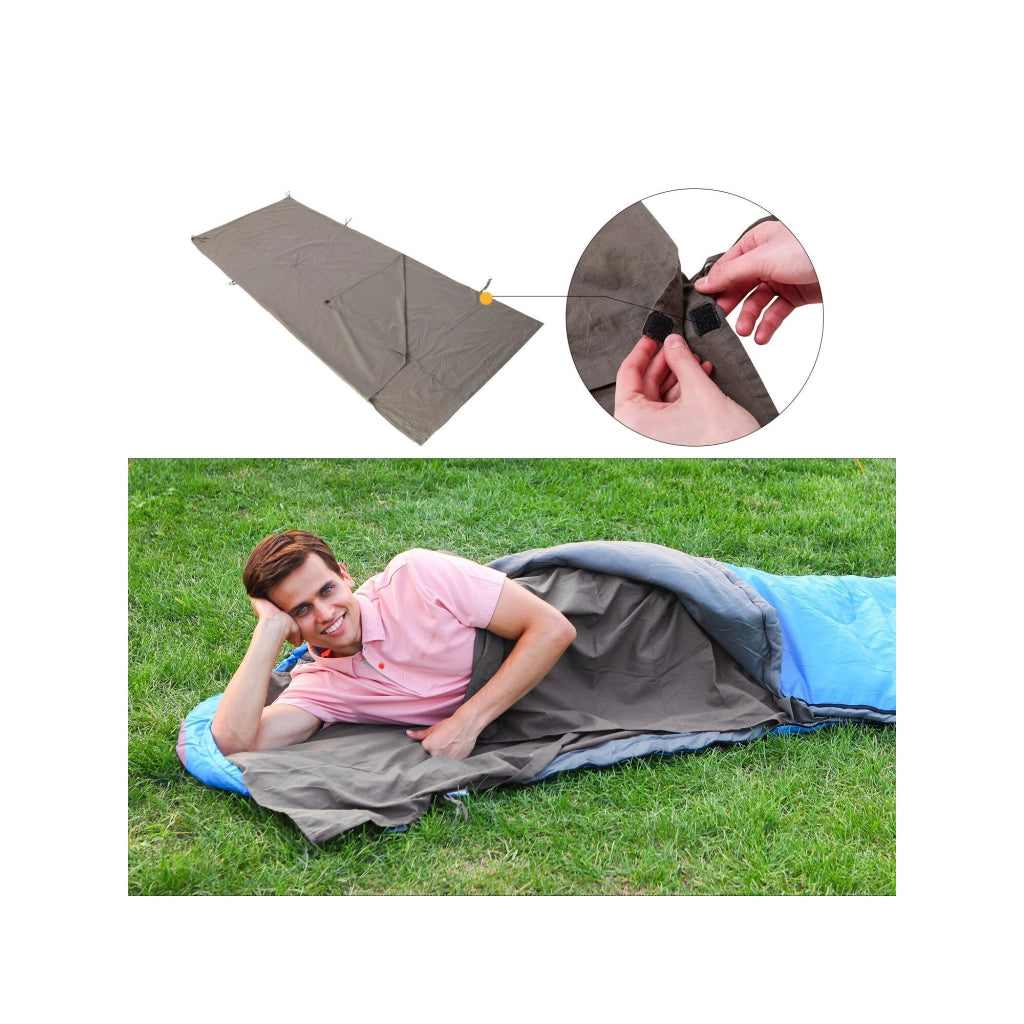 Lenzuolo da campeggio - Kingcamp - Cotone - Borsa da trasporto inclusa