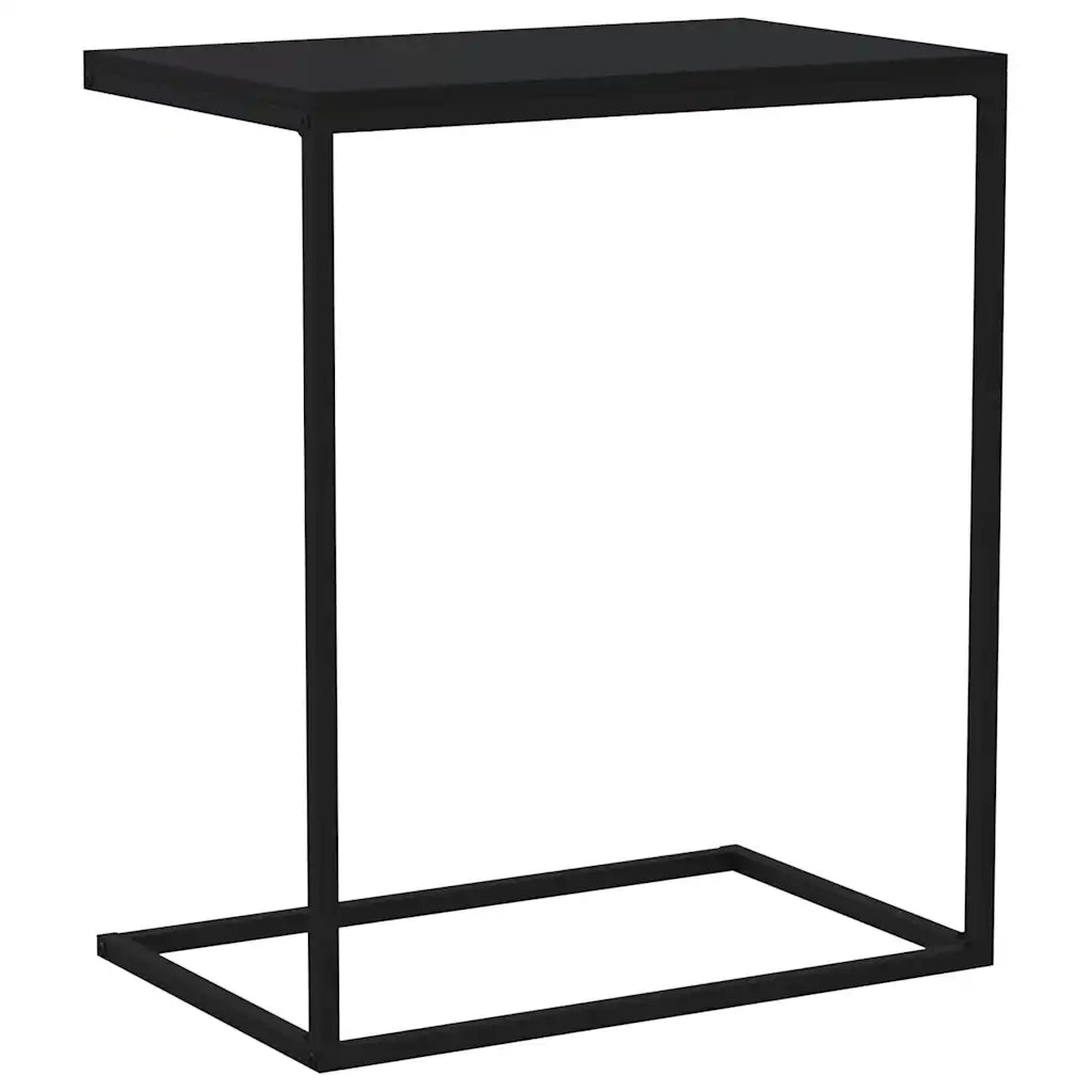 Tavolino da salotto | Tavolino da caff¨¨ | Tavolino da Soggiorno Nero 55x35x66 cm in Legno Multistrato