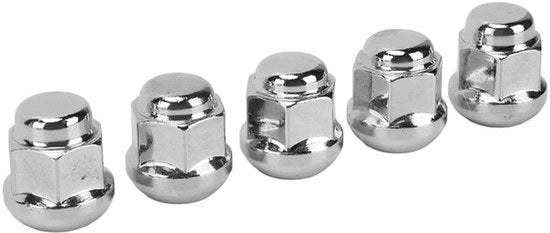 Viti corti 12mmx1.5 - Sostituzione - Auto - Materiale di fissaggio - Adatto per diversi modelli - Color argento.