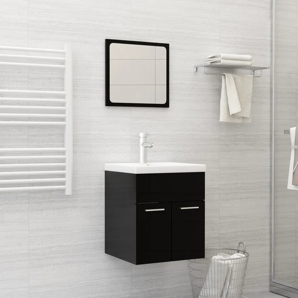 Lavabo da Incasso-Lavandino-Lavello con Rubinetto 42x39x18 cm in Ceramica Bianco