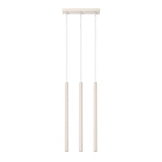 Lampada a sospensione VELINO beige 3 luci G9 50 cm