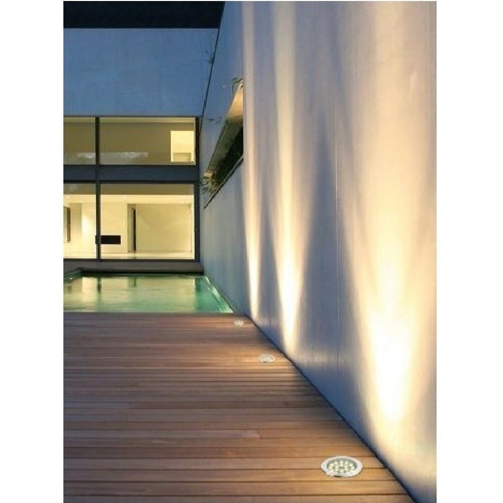 Trade Shop - Faretto Incasso 18w Calpestabile Segnapasso Ip67 Luce 6500k 4000k 3000k Es08-18 - -bianco Caldo      -