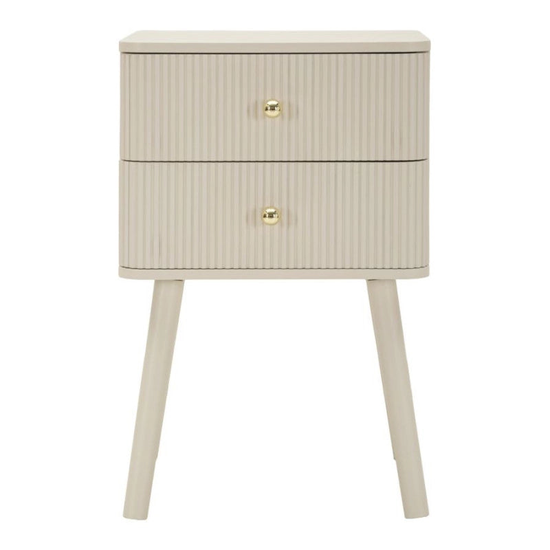 Comodino 2 Cassetti Shy cm 34x37,5x59