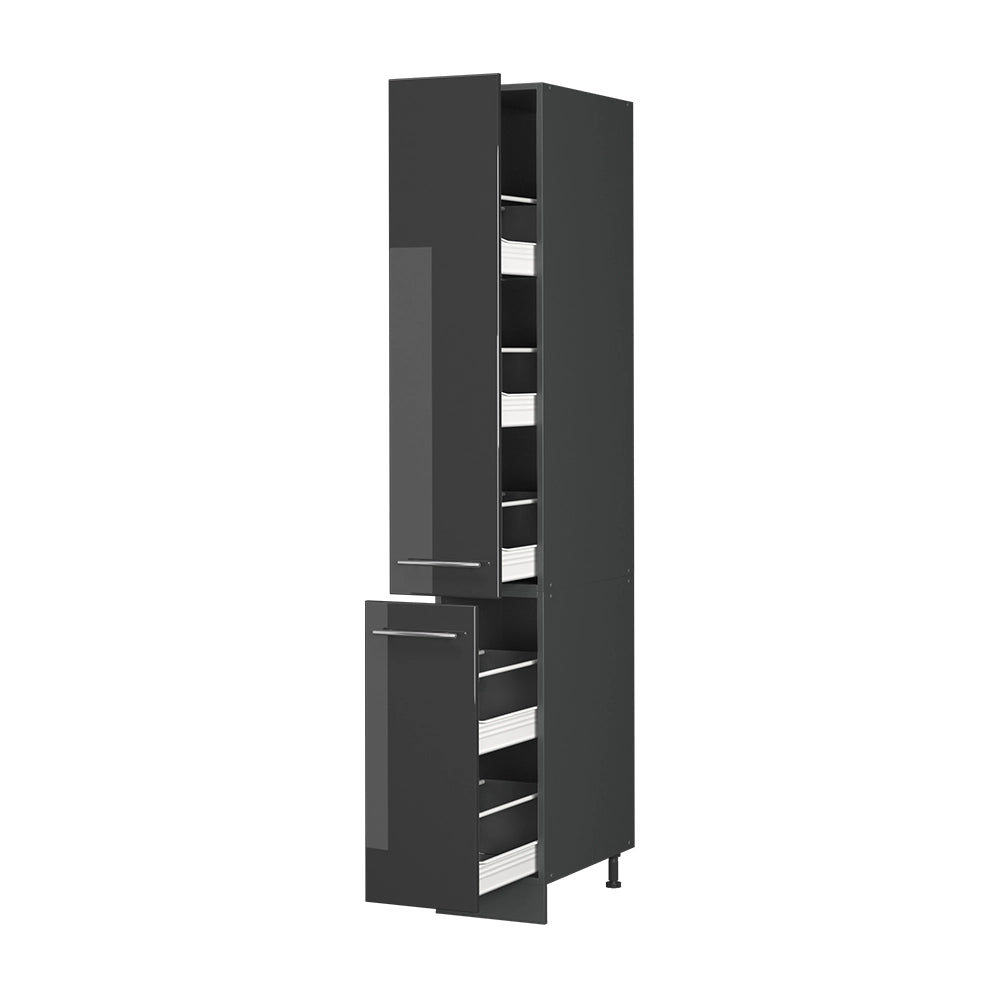 Vicco Mobiletto base per cucina Antracite lucido 30 cm