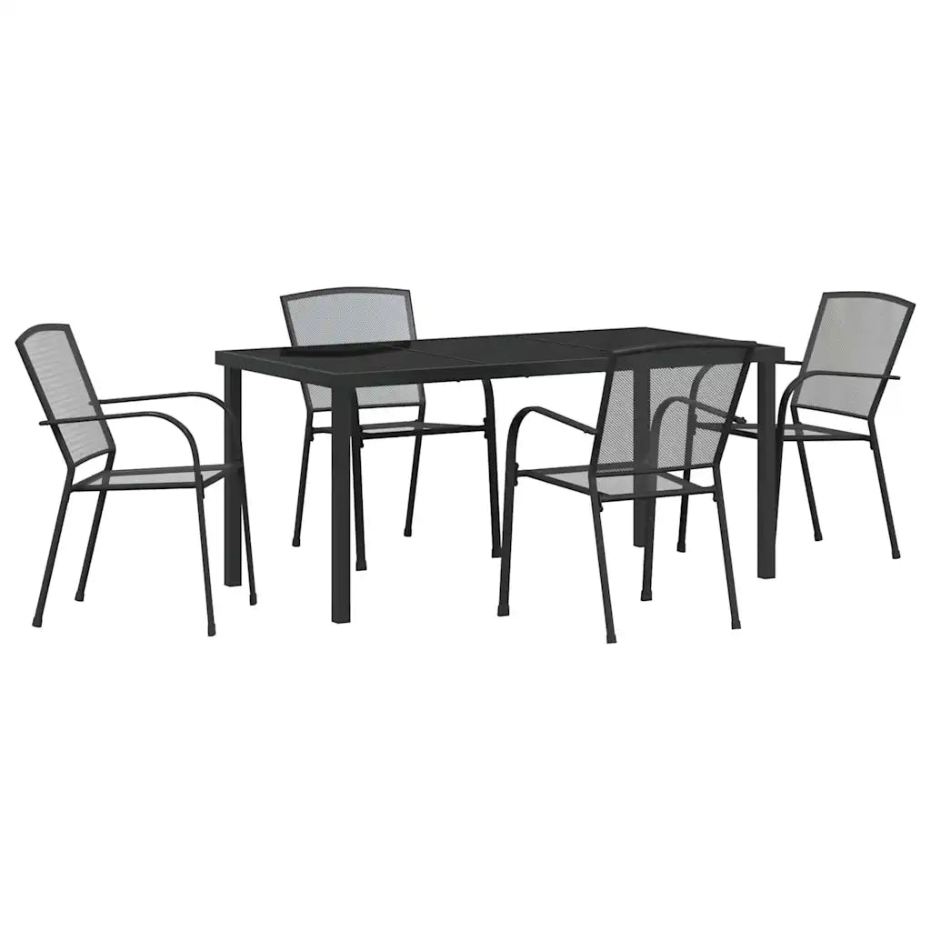 Set da Pranzo per Giardino 5 pcs Antracite 3379285