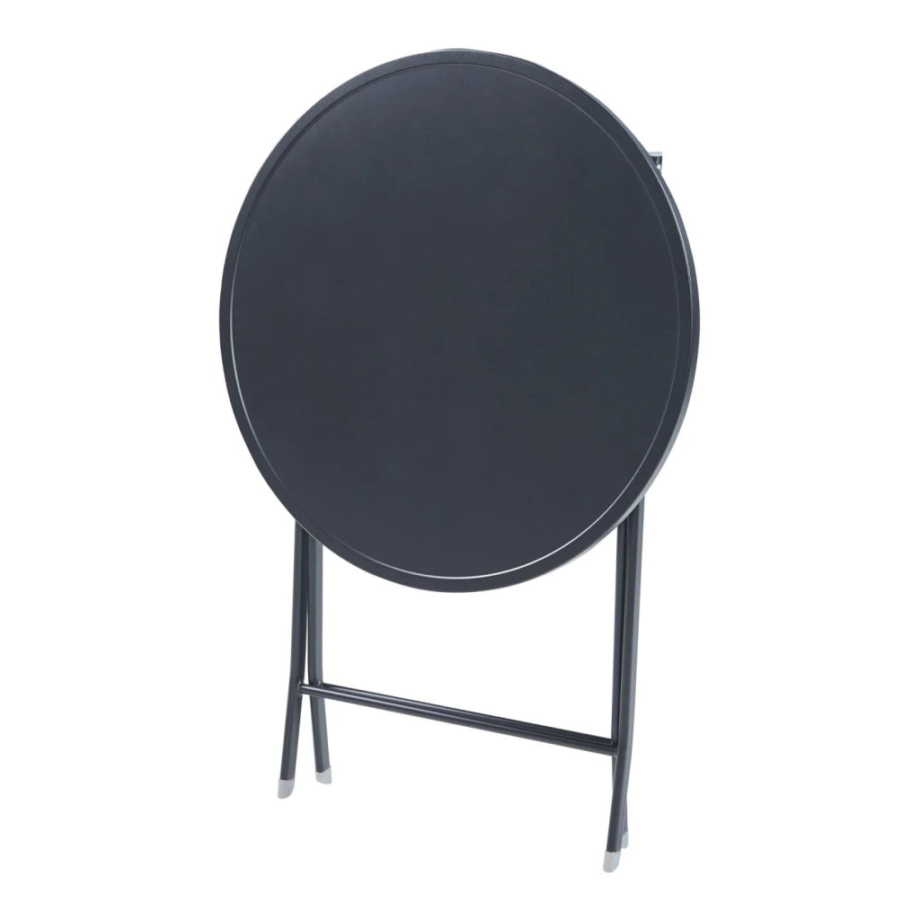 Tavolo da giardino pieghevole 71 x 62 cm nero 03_0011037