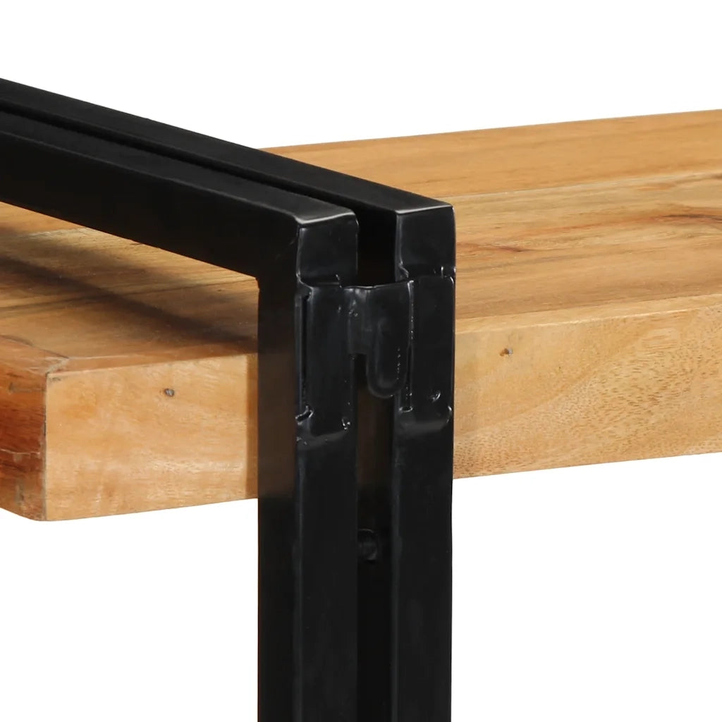Mensola da Parete 90x33x45 cm Legno Massello di Acacia 4017487