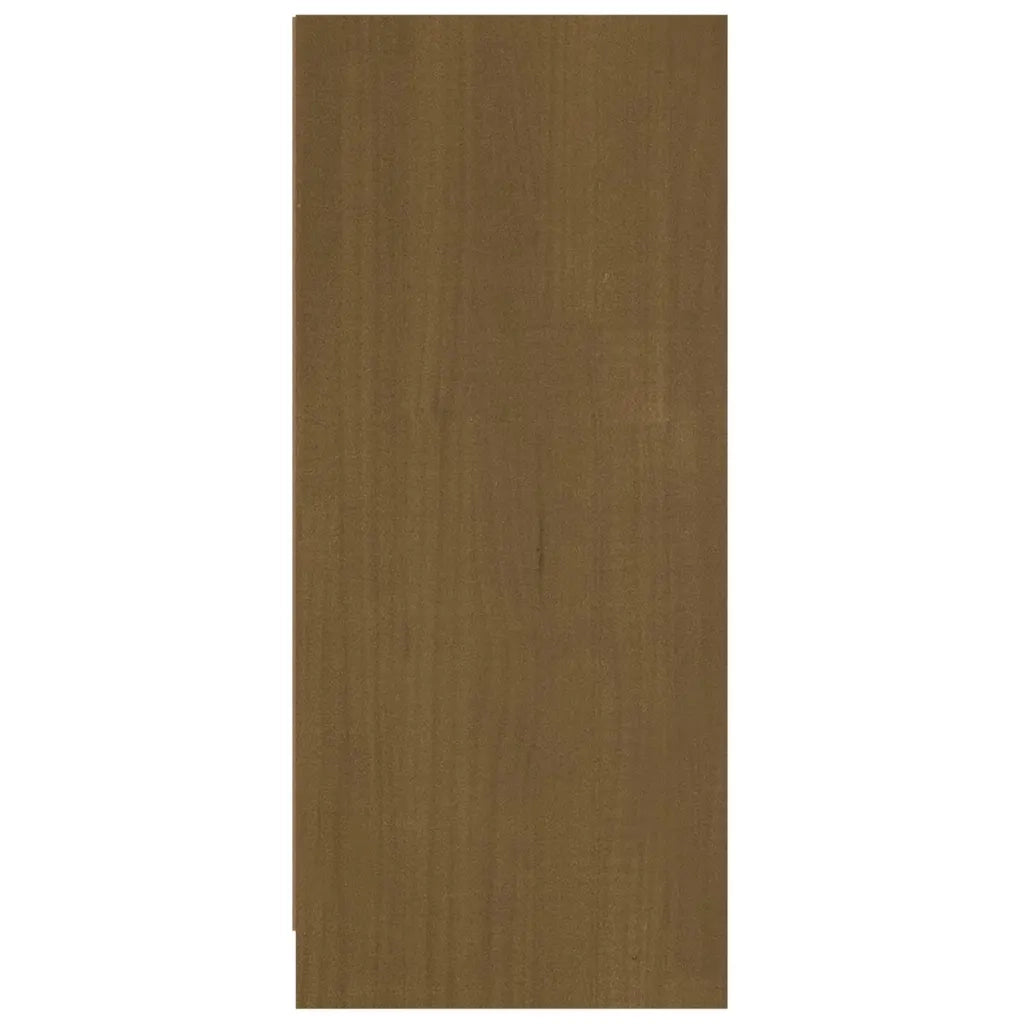 Credenza Marrone Ambra 70x33x76 cm in Legno Massello di Pino 809951