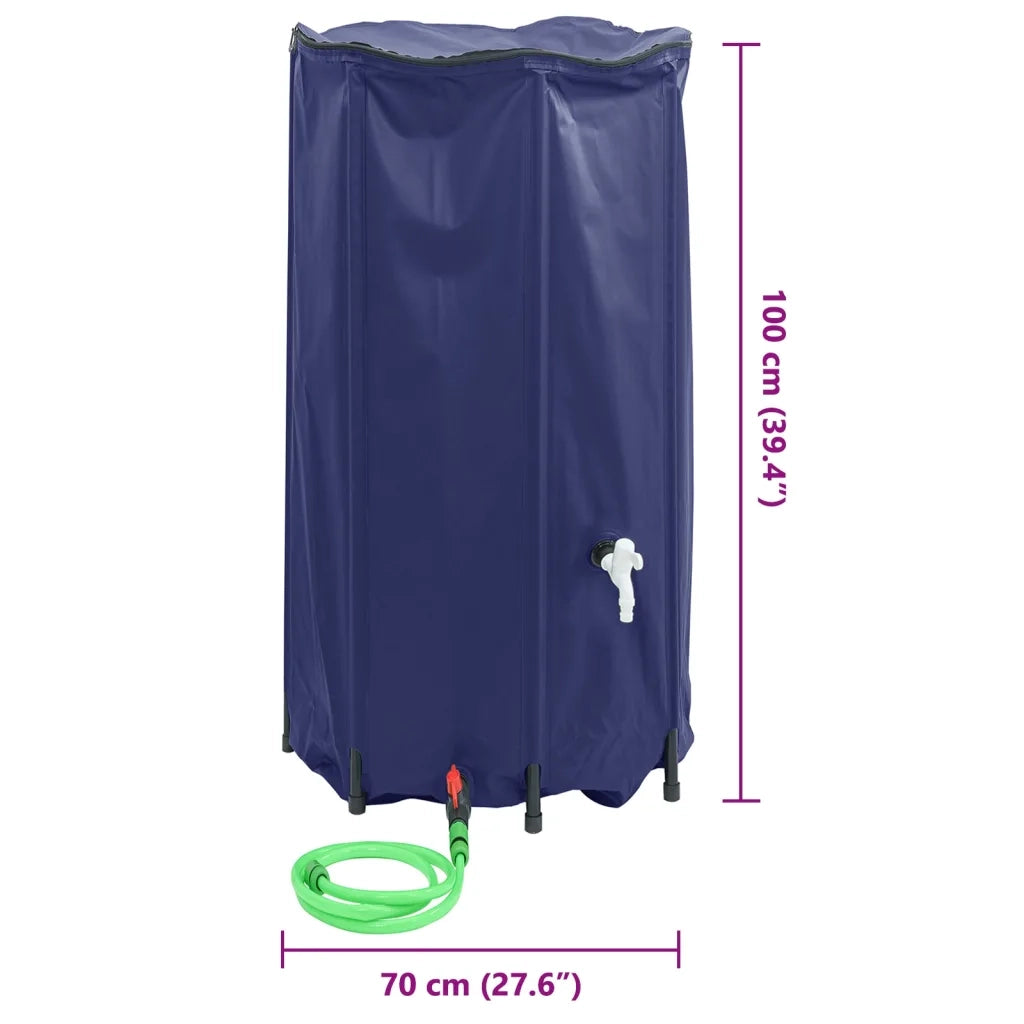 Serbatoio Acqua con Rubinetto Pieghevole 380 L in PVC CFW5109003