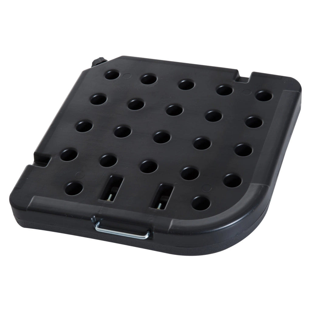 Piedi di zavorra per parasole ¨C zephmum ¨C 4 pezzi, nero, 50x50x8 cm
