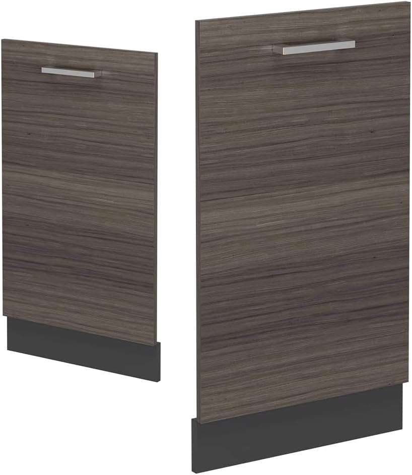 Pannello frontale R-Line, Bianco lucido, 60 cm, PL Rovere, per la libera combinazione all'interno di sistemi cucina modulari
