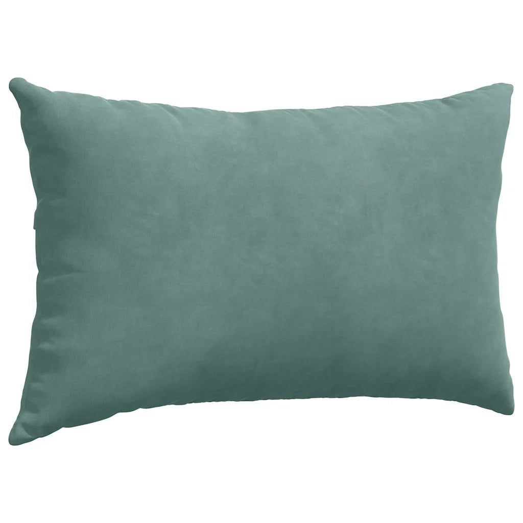 Cuscini da Divano 2 pcs Verde Mare 50 x 30 cm Tessuto in Cords