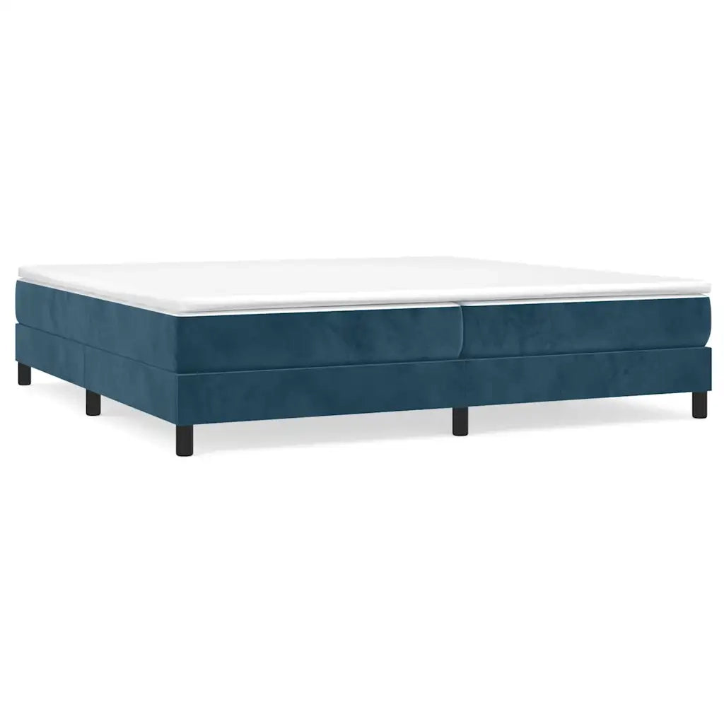 Giroletto a Molle Blu Scuro 200x200 cm in Velluto cod mxl 57737