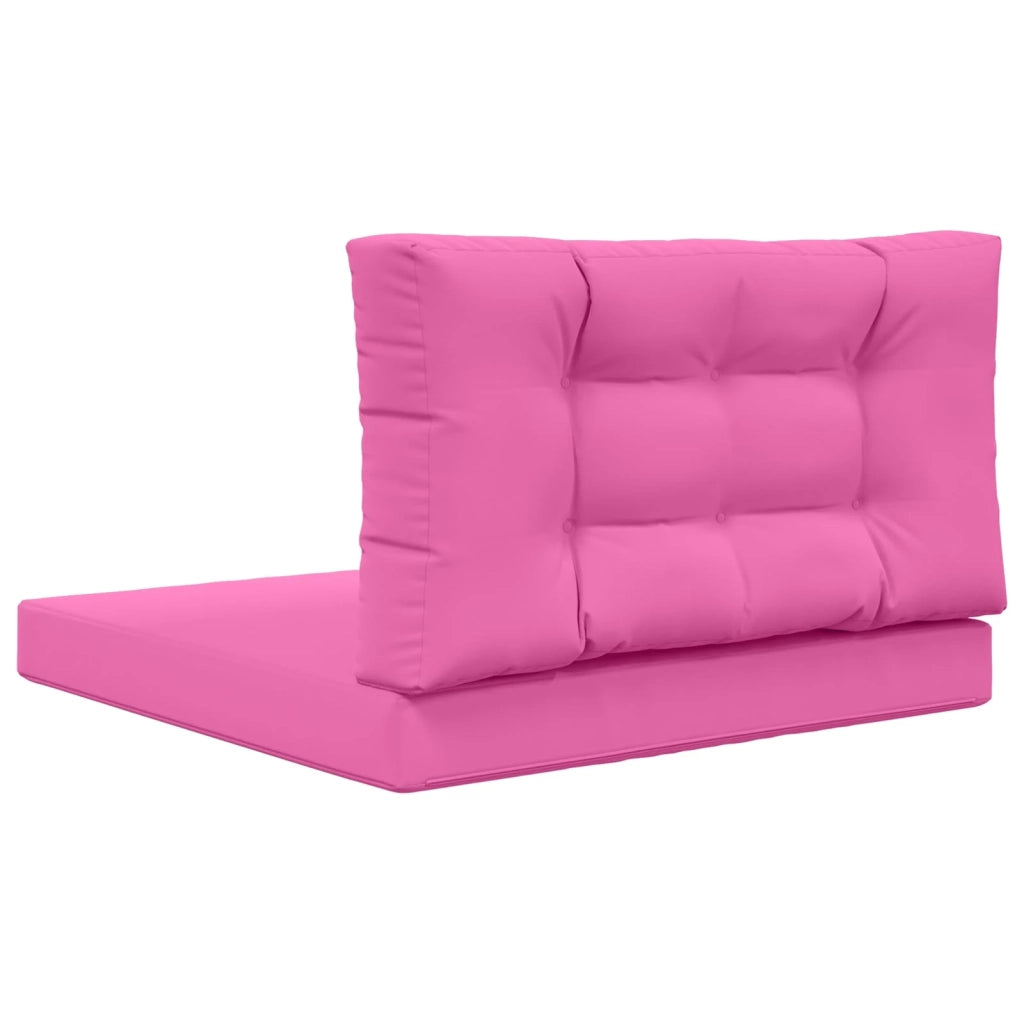Cuscino per divano da esterno 2 pcs Rosa Poliestere