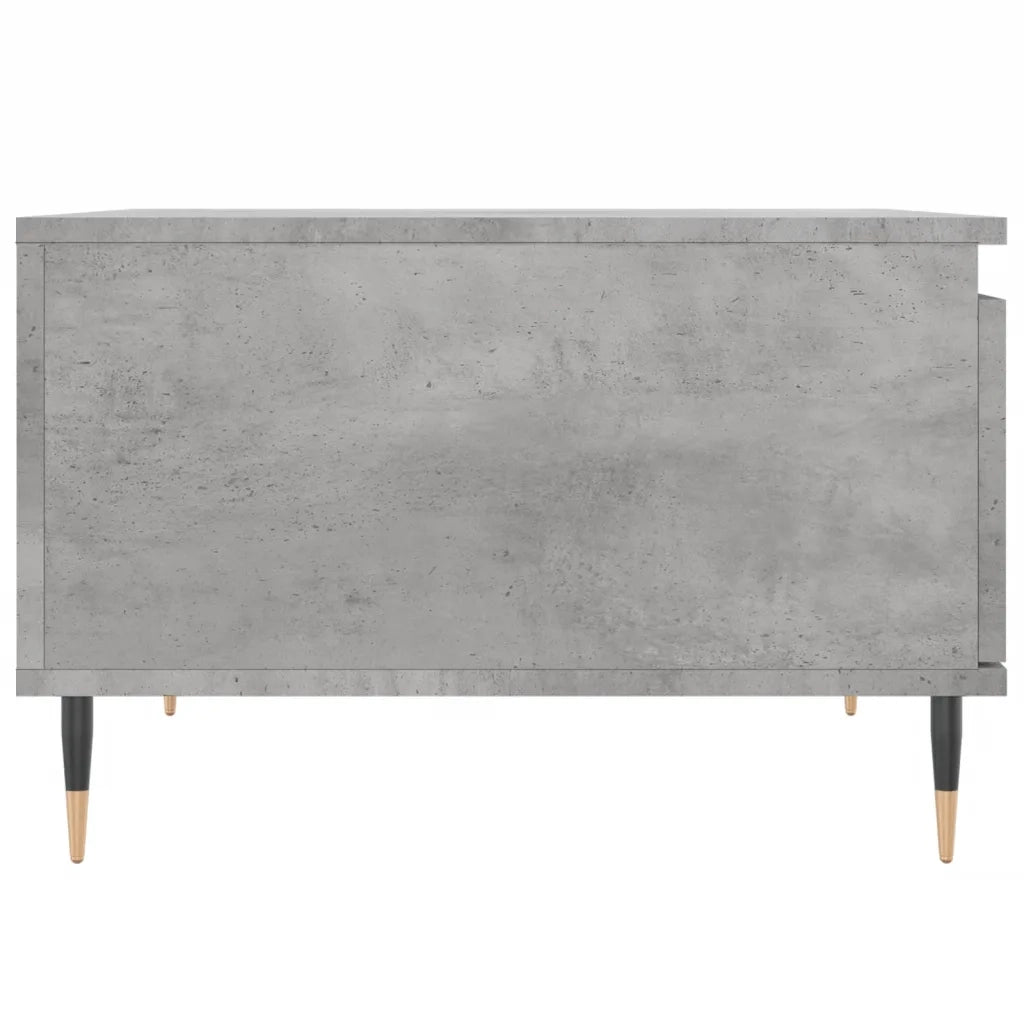 Tavolino salotto | Tavolino da caff¨¨ | Tavolino da Soggiorno Grigio Cemento 55x55x36,5 cm Legno Multistrato