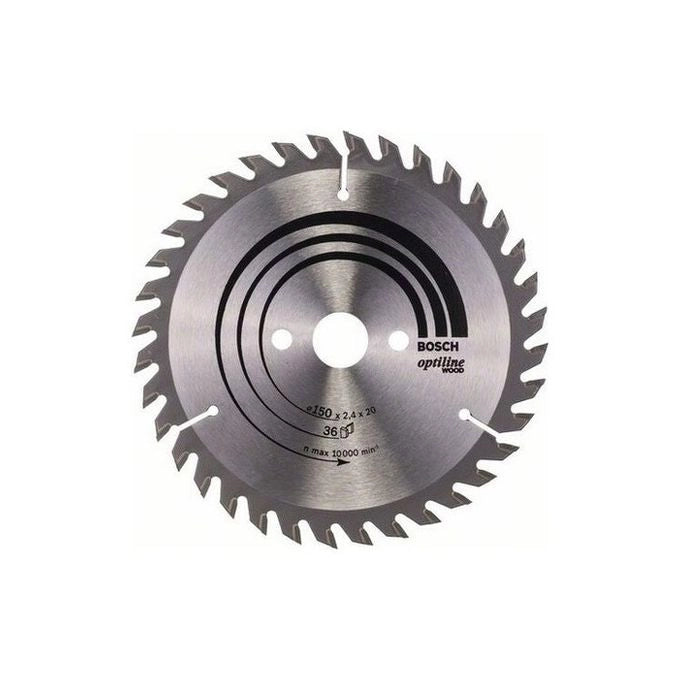 Bosch 2608640593 Optiline Wood Lama per Sega Circolare Legno 150 mm 36 denti ATB 20 mm