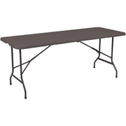 Tavolo Birreria Pieghevole Marrone Rettangolare Verdelook 180x70x74
